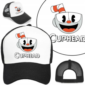 Modna CZAPKA z Daszkiem Bejsbolówka CUPHEAD Wzory