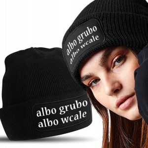 Ciepła CZAPKA Zimowa ALBO GRUBO ALBO WCALE Wzory