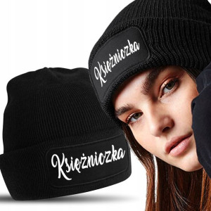 Ciepła CZAPKA Zimowa Dwuwarstwowa KSIĘŻNICZKA MiX
