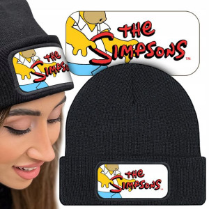 Wygodna Ciepła CZAPKA Beanie THE SIMPSONS Wzory