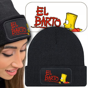 Wygodna CZAPKA Beanie SIMPSONOWIE EL BARTO Wzory