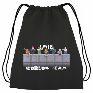 Plecak WOREK Bawełna Twoje IMIĘ ROBLOX Dużo Wzorów