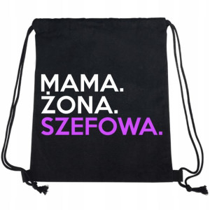 PLECAK Worek Bawełniana Prezent dla MAMY Wzory MIX