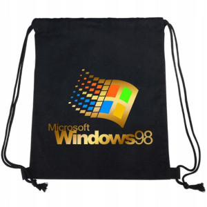 Plecak WOREK Bawełniany Dużo WZORÓW Retro WIndows