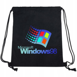 Plecak WOREK Bawełniany Dużo WZORÓW Retro WIndows