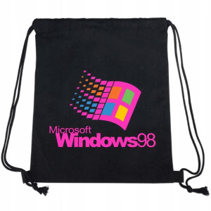 Plecak WOREK Bawełniany Dużo WZORÓW Retro WIndows