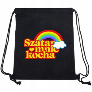 Plecak WOREK Bawełniany SZATAN MNIE KOCHA Wzory