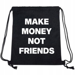 Plecak WOREK ECO MAKE MONEY Not FRIENDS Wzory MIX