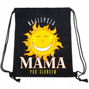 PLECAK Worek Najlepsza MAMA pod SŁOŃCEM Wzory MiX