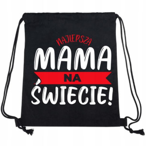 PLECAK Worek Prezent dla Najlepszej MAMY Wzory MiX