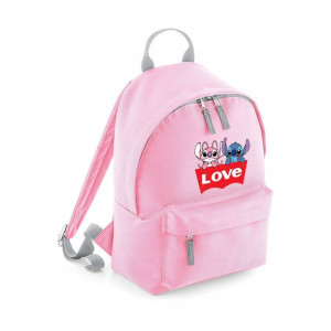 Stylowy Modny PLECAK Różowy wzór LILO i STICH 02