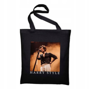 Czarna TORBA Shopper Prezent fana HARRY STYLES 02