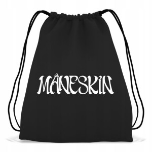 Plecak Worek CZARNY Prezent dla Fana MANESKIN 01