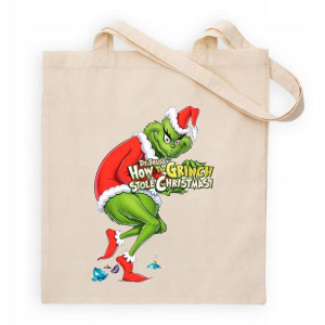 Torba ECO na zakupy Świąteczny GRINCH Różne WZORY