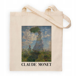 TORBA EKO Shopper CLAUDE MONET Sztuka Dużo WZORÓW