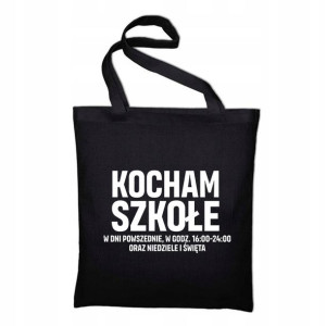TORBA SHOPPER Bawełniana na RAMIĘ Śmieszne WZORY