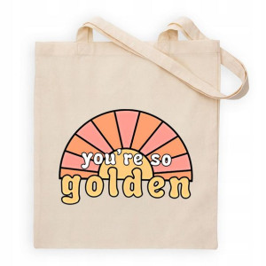 TORBA Shopper Beżowa HARRY STYLES You're so GOLDEN