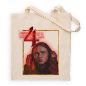 TORBA Shopper Beżowa STRANGER THINGS Wiele WZORÓW
