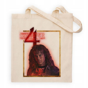 TORBA Shopper Beżowa STRANGER THINGS Wiele WZORÓW