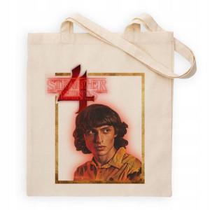 TORBA Shopper Beżowa STRANGER THINGS Wiele WZORÓW