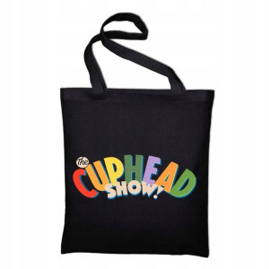 TORBA Shopper Czarna ECO Wiele WZORÓW Cup Head