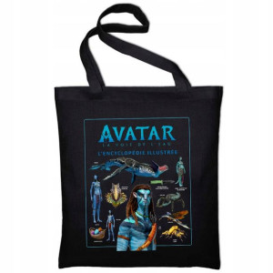TORBA Shopper Czarna na zakupy AVATAR Dużo WZORÓW