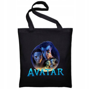 TORBA Shopper Czarna na zakupy AVATAR Różne WZORÓW