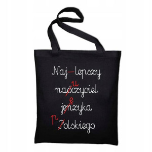 TORBA Shopper Dużo Wzorów PREZENT dla NAUCZYCIELKI