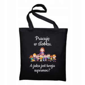 TORBA Shopper Dużo Wzorów PREZENT dla NAUCZYCIELKI
