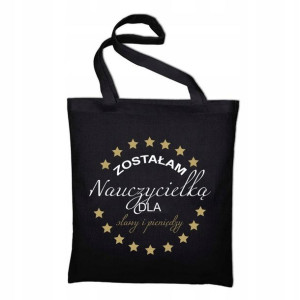 TORBA Shopper Dużo Wzorów PREZENT dla NAUCZYCIELKI