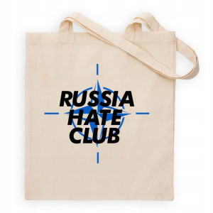 Torba SHOPPER ECO na zakupy RUSSIA HATE CLUB WZORY