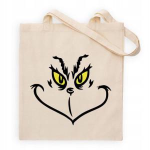 Torba SHOPPER ECO na zakupy Świąteczny GRINCH MiX