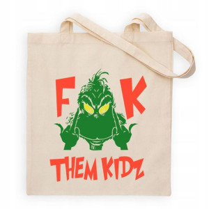 Torba SHOPPER GRINCH Prezent na Mikołaja WZORY