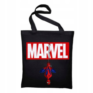 TORBA Shopper na zakupy Czarna MARVEL Wiele WZORÓW