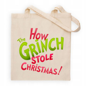 Torba SHOPPER na zakupy Świąteczny GRINCH Wzory