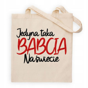 Torba Shopper Prezent dla BABCI Dzień Babci Wzory