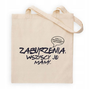 Torba SHOPPER Śmieszne WZORY do PRACY / SZKOŁY