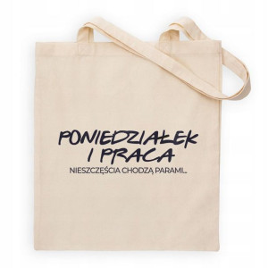 Torba SHOPPER Śmieszne WZORY do PRACY / SZKOŁY
