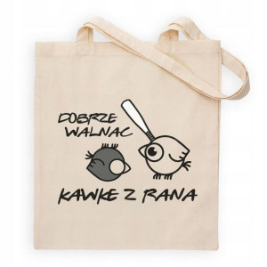 Torba SHOPPER Śmieszne WZORY do PRACY / SZKOŁY
