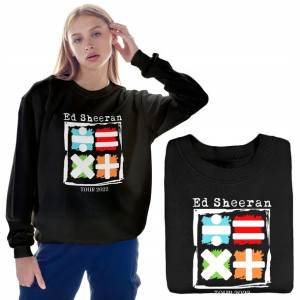 BLUZA Damska CZARNA Ed Sheeran Tour 2022 Wzór - XL