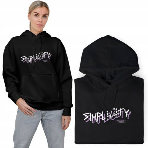 BLUZA Z KAPTUREM Damska dla Miłośniczki KOTÓW- L