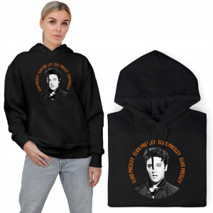 BLUZA Z KAPTUREM Damska ELVIS Presley WZORY - XL