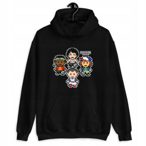 Bluza Z Kapturem Damska Stranger Things Mix - S