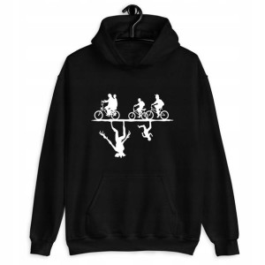 Bluza Z Kapturem Damska Stranger Things Mix - Xl