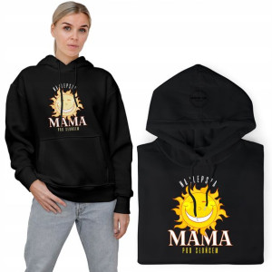 BLUZA z KAPTUREM dla Najlepszej MAMY Wzory - S