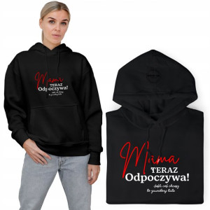 BLUZA z KAPTUREM Prezent dla MAMY MiX Wzorów - S