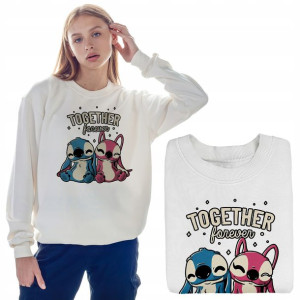 Modna Wygodna BLUZA Damska LILO i STICH WZORY - S