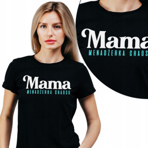 KOSZULKA Damska MAMA Menadżerka Chaosu WZORY - XXL