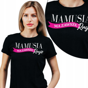 KOSZULKA Damska Mamusia ma ZAWSZE RACJĘ MiX - XXL