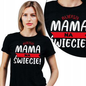 KOSZULKA Damska PREZENT dla MAMY Dużo WZORÓW - M